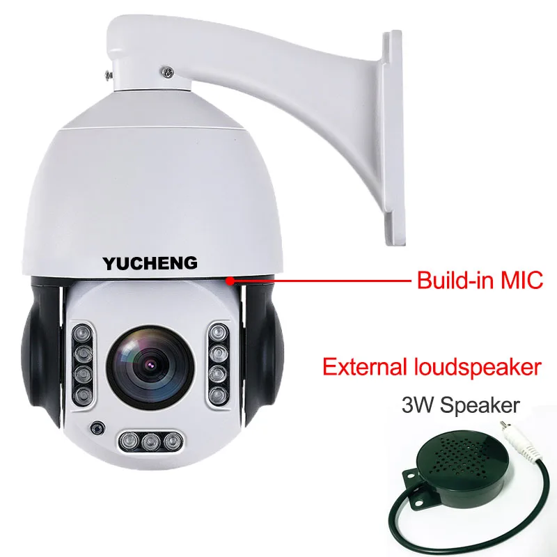 Скоростная купольная IP-камера POE 4MP 30X с функцией распознавания лица |