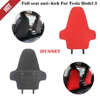 for tesla model 3 y seat back cover anti kick seat protector mat pad model y 2pcs