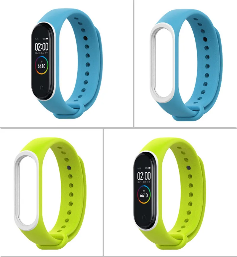 Ремешок для часов XIAOMI MI Band 4 резиновый мягкий сменный Браслет 3 | Наручные часы