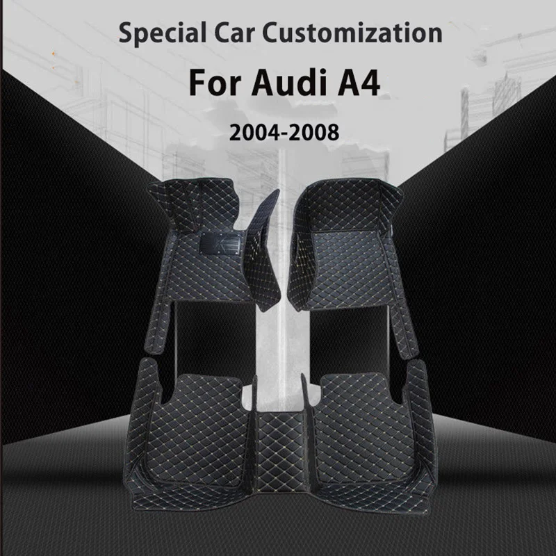 

Car Carpets Auto Leather Rugs Dash Mats Exterior Accessories Car Floor Mats For Audi A4 2004 2005 2006 2007 2008