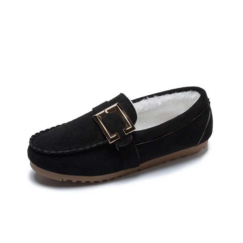 

JITNOHO Winter Women Flats Warm Winter Boots Slip on Loafers Flat Comfortable Winter Women Casual Shoes Moccasins Zapatos Mujer