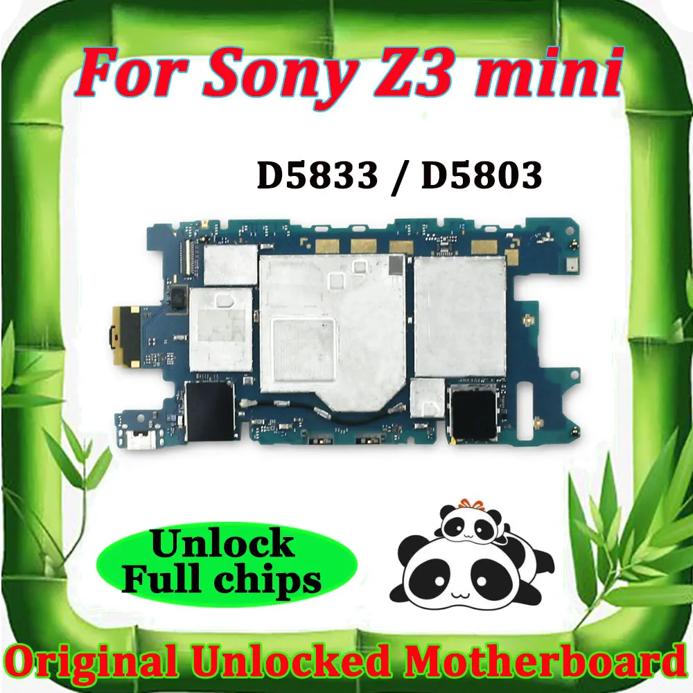 Для Sony Ericsson Xperia Z3 mini D5833 D5803 оригинальные платы Заводская разблокировка