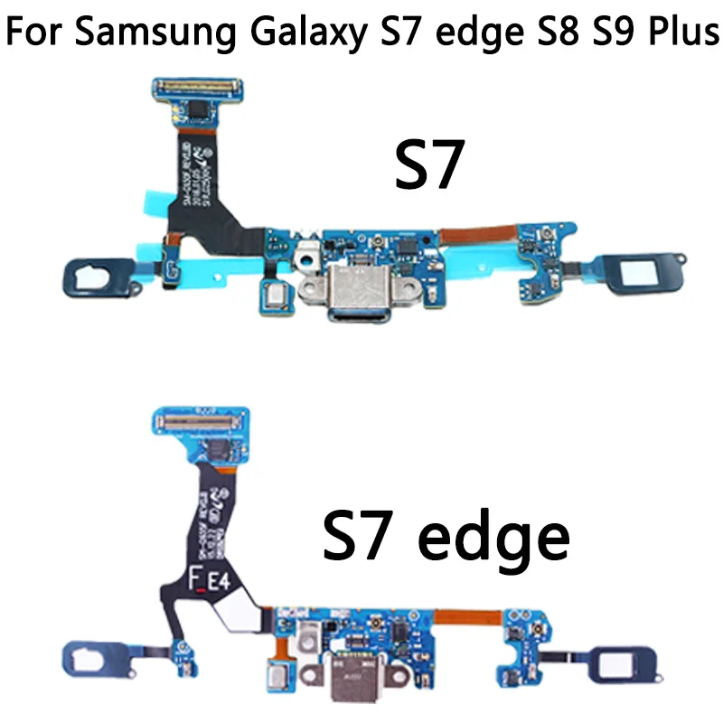 S7 USB зарядка для Samsung Galaxy edge / S8 S9 Plus зарядное устройство разъем док-порт гибкий