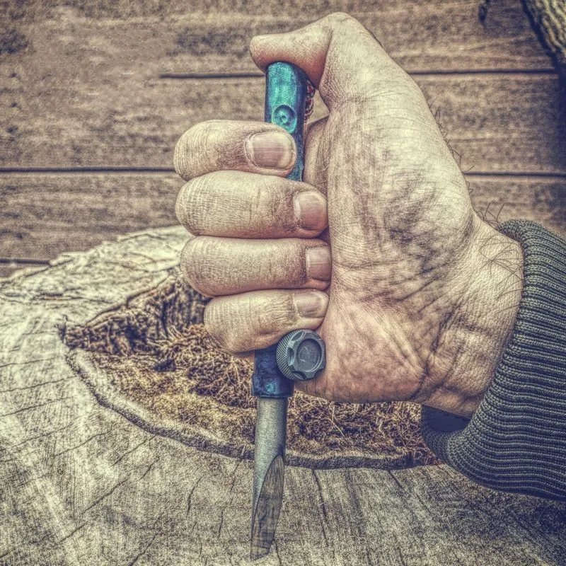 Титановая тактическая крутая палка болт K Stick нож EDC Бамбуковая Самозащита для