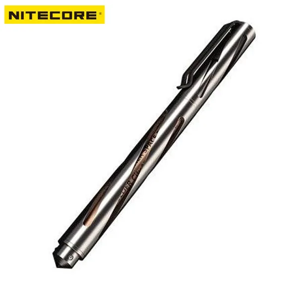 Титановая тактическая ручка NITECORE NTP10 режущий корпус Вольфрамовая сталь