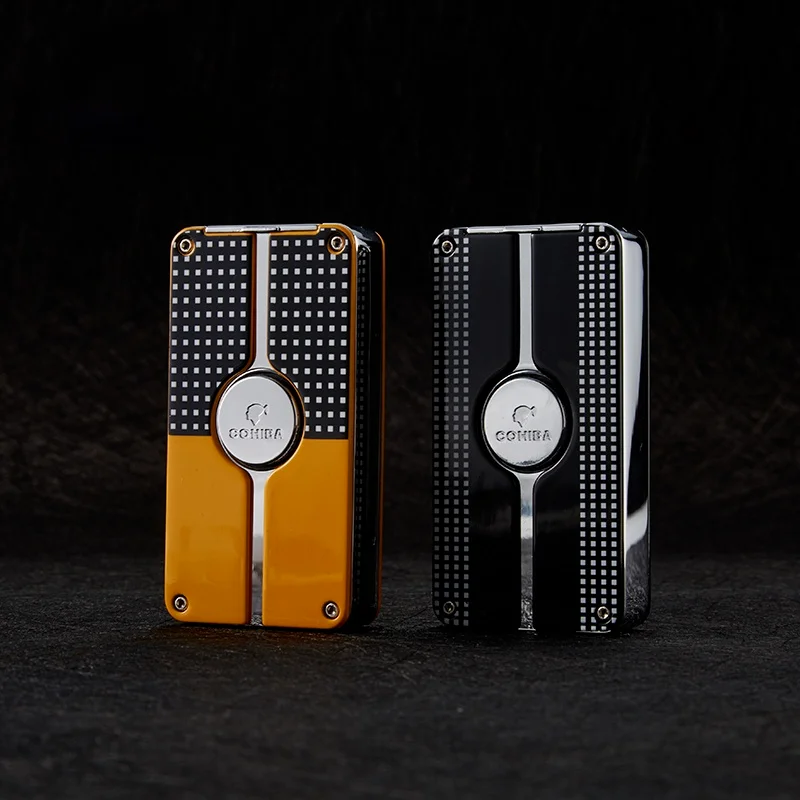 COHIBA с питанием от прикуривателя фонарь Подарочная коробка 3 струи пламени
