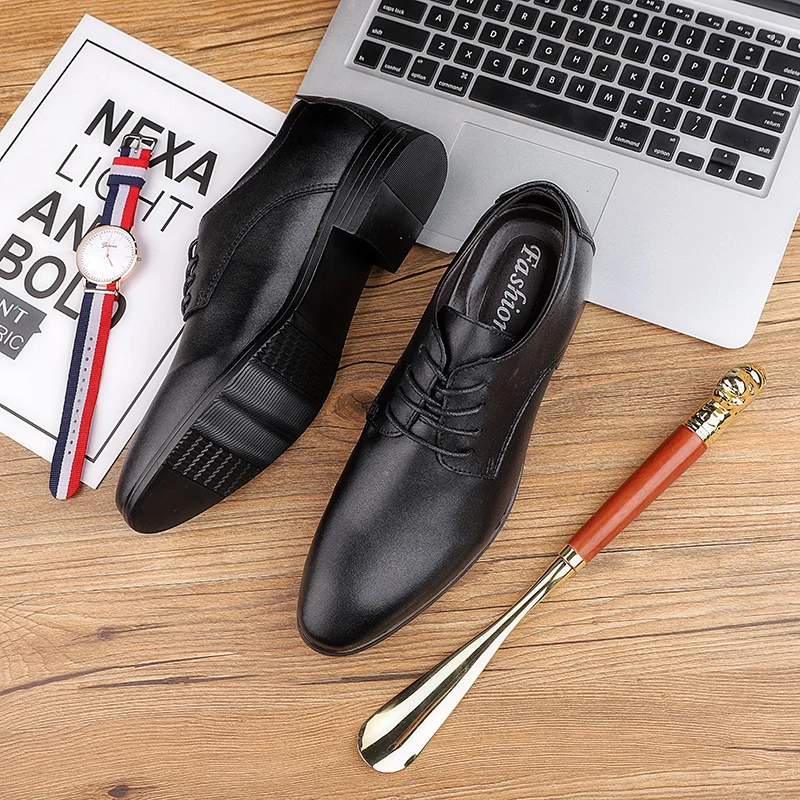 Туфли мужские из натуральной кожи классические удобные деловые большие размеры