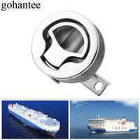 gohantee 316 stainless steel boat accessories marine hatch flush pull latches turning lock lift handle 2 for rowing boats doors