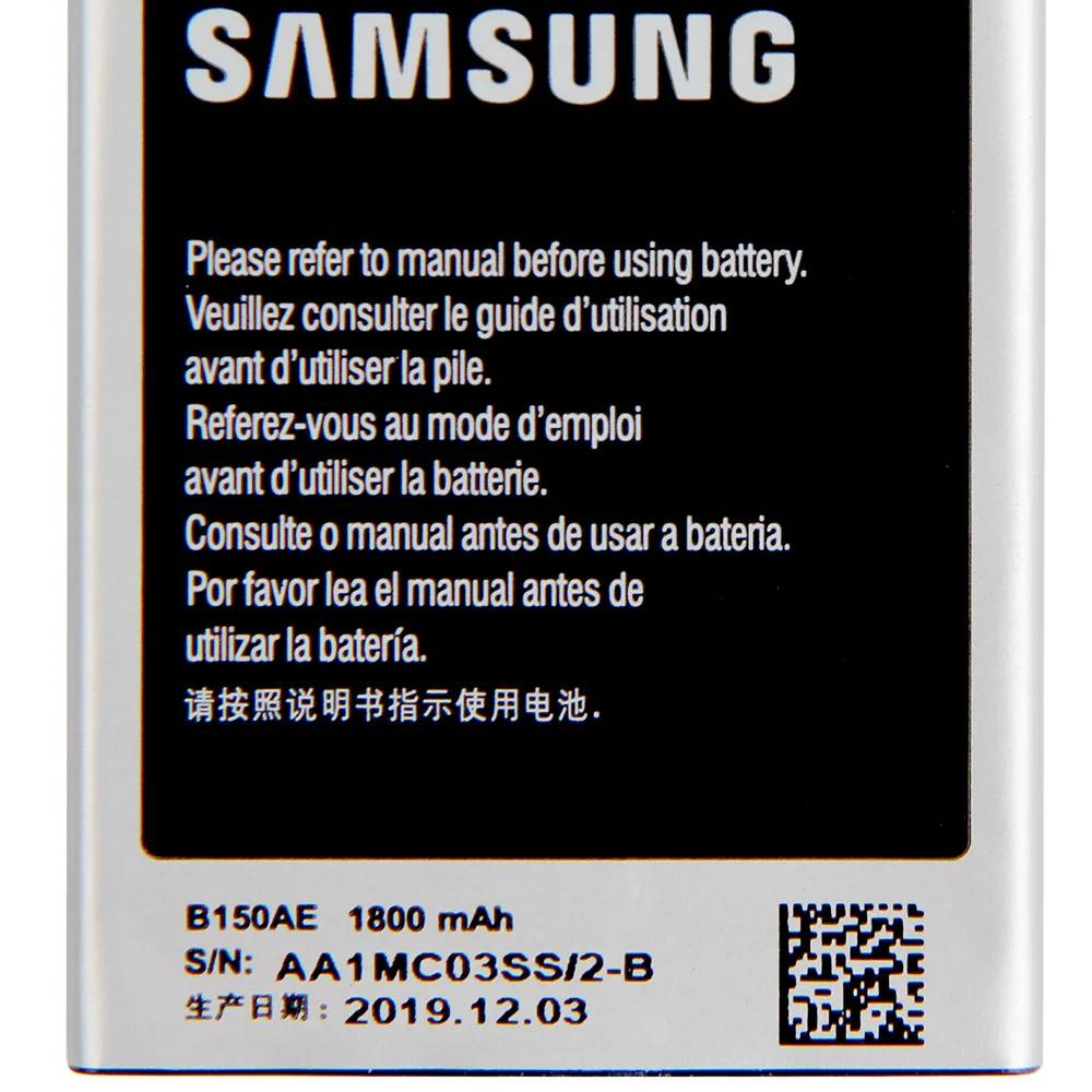 Оригинальный сменный аккумулятор Samsung B150AE для GALAXY Trend3 G3509 I8260 G3502 G3508 B150AC