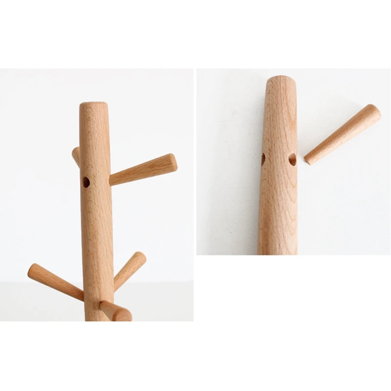 Деревянная подставка для хранения кофейного чая в форме дерева дома кухни