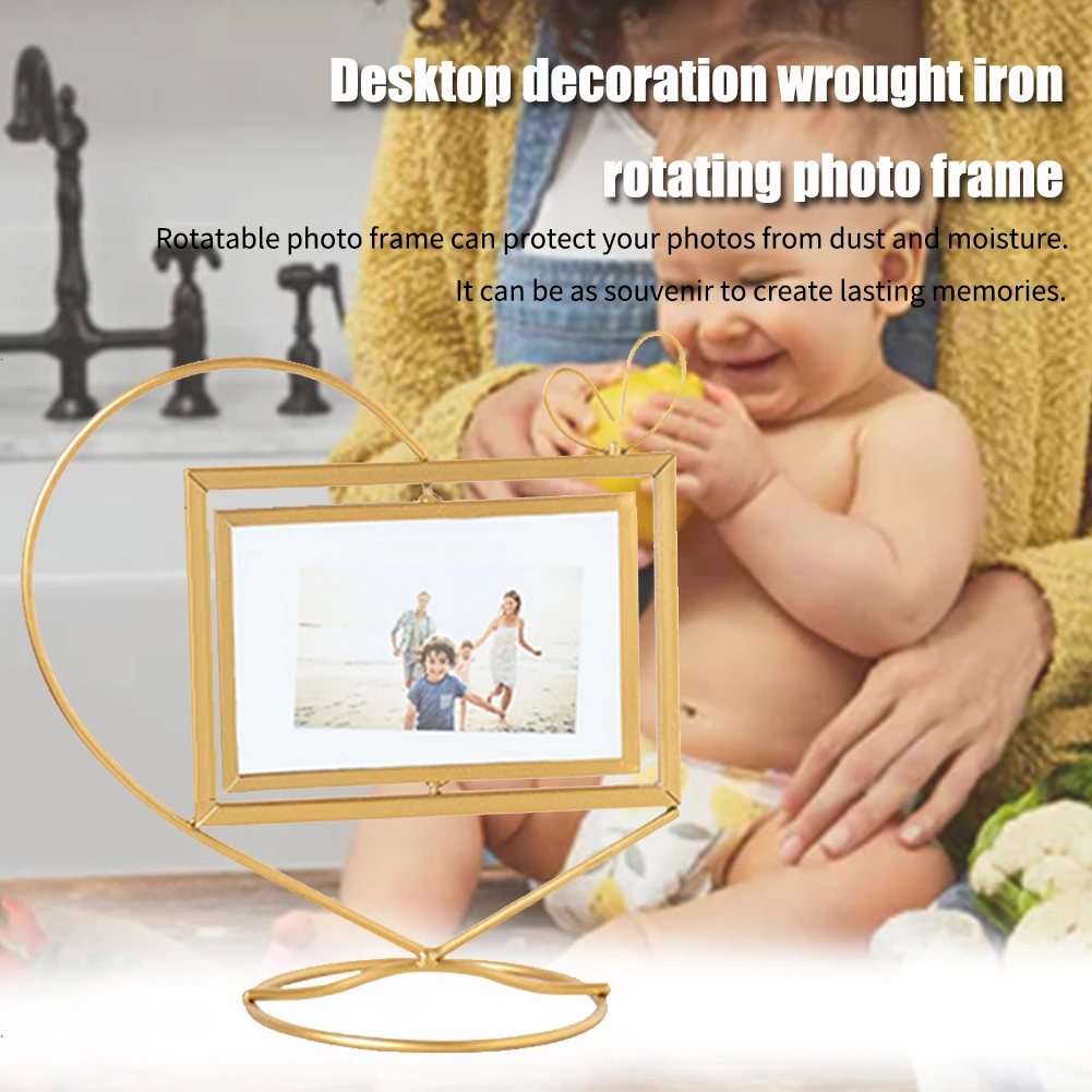 Картина Двусторонняя гостиная в форме сердца бесплатная подставка фоторамка