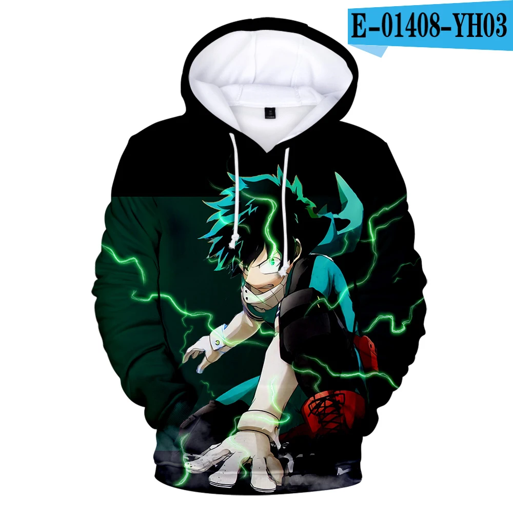 

2021 Anime Clothes Boku No/My Hero Academia Hoodies Boy Girls Sweatshirts Bakugou Todoroki Shoto Hoodie Kids Oversize Tracksuits