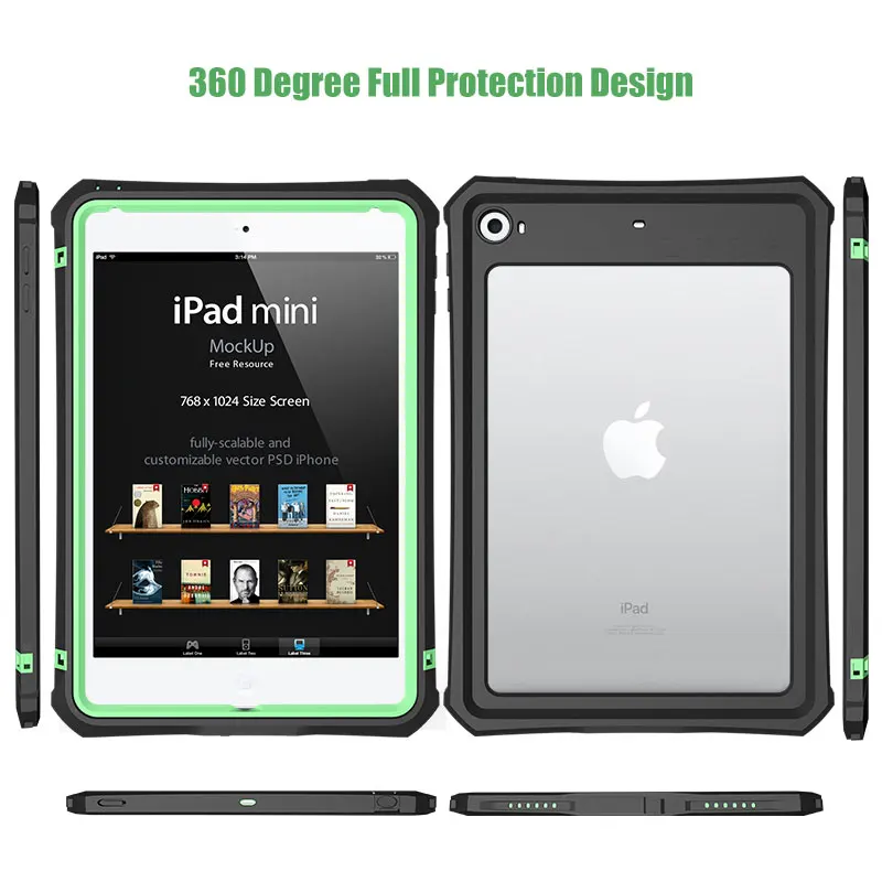 Водонепроницаемый чехол для iPad Mini 4 5 противоударный пылезащитный планшета с