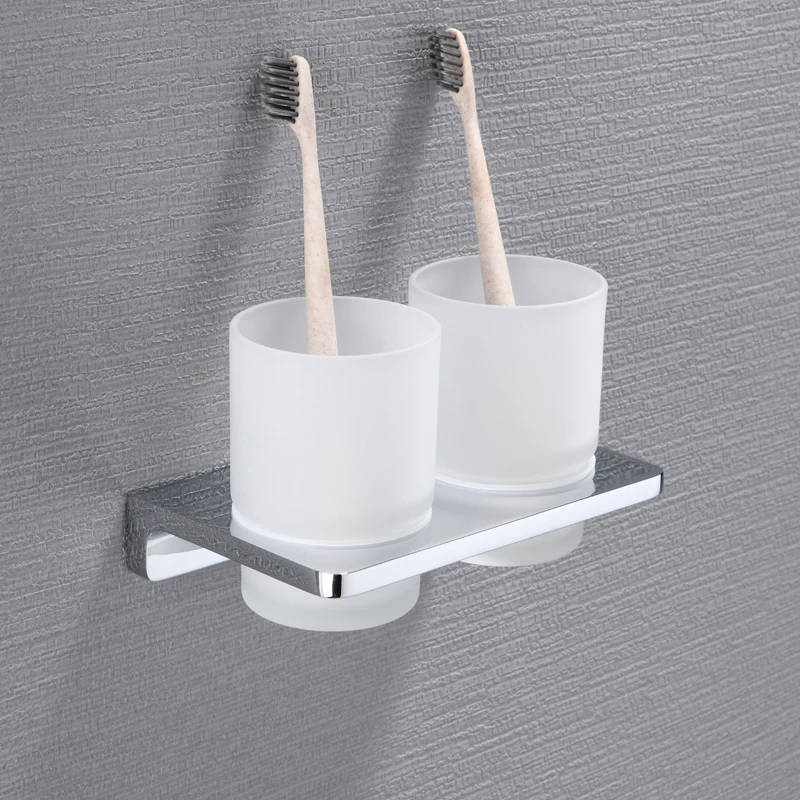 Цинковый сплав ванная комната круглая чашка для полоскания рта двойная набор