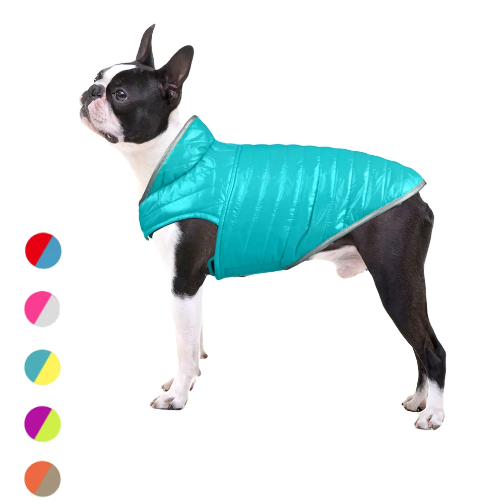 

Outdoor Waterproof Dog Clothes Winter Warm cotton Dog Coat Jacket Reflective Dog Clothing Vest for Small Medium Large big Dogs