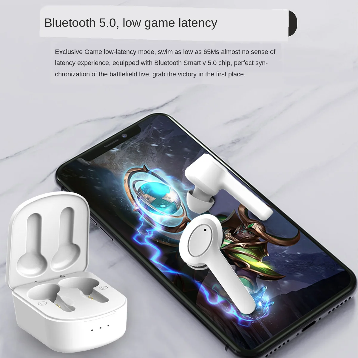 TWS S9 Bluetooth гарнитура с сенсорным управлением водонепроницаемый двойной микрофон