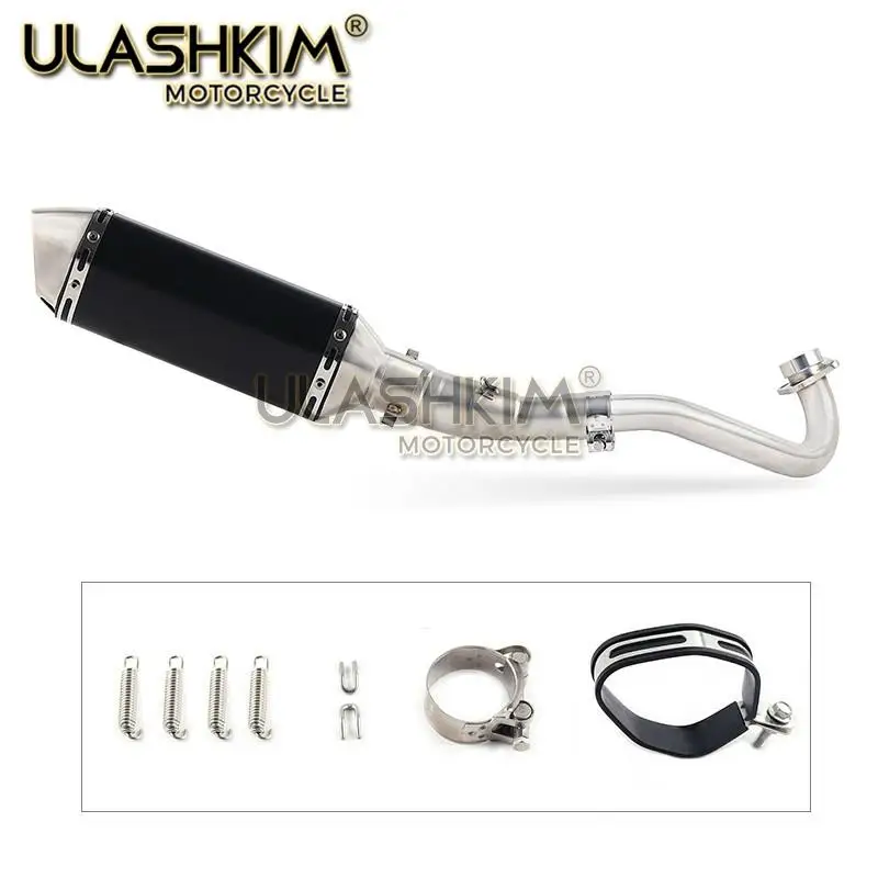 

Motorcycle Full System Exhaust Muffler Escape Middle Link Pipe Slip On For yamaha XMAX300 XMAX250 XMAX400 2017 2018