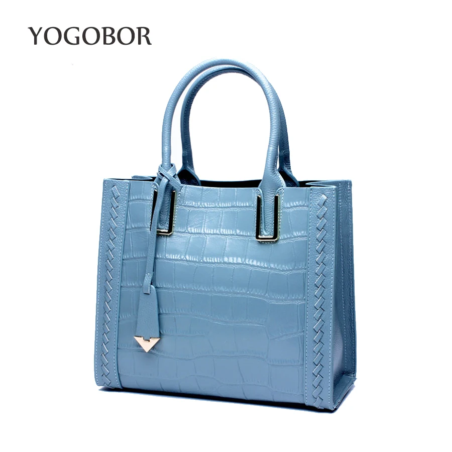 Сумка YOGOBOR женская из кожи крокодила|sac crocodile|brand leather handbagdesigner handbags |