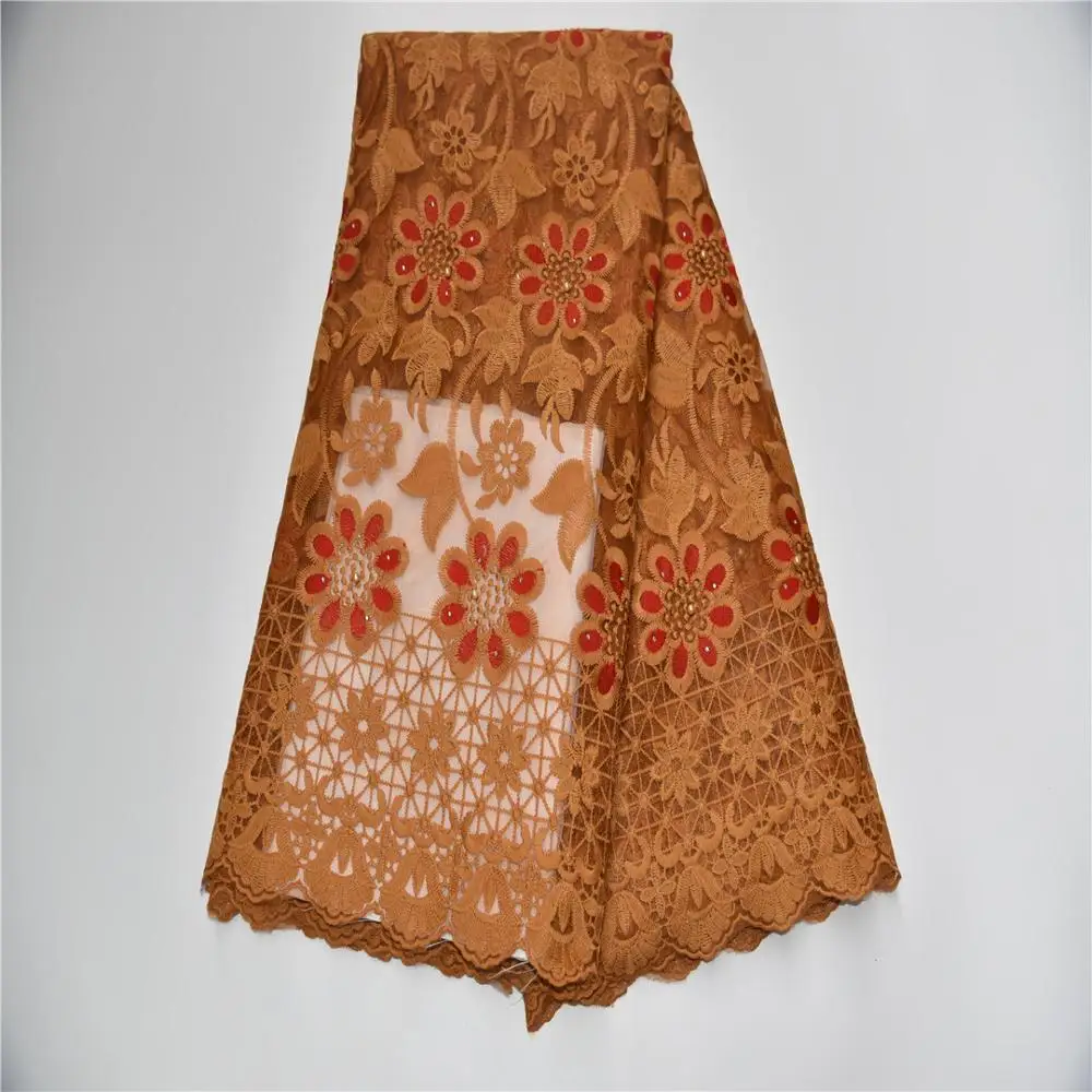 Новый дизайн нигерийская кружевная ткань 2020 африканская Высокое качество тюль