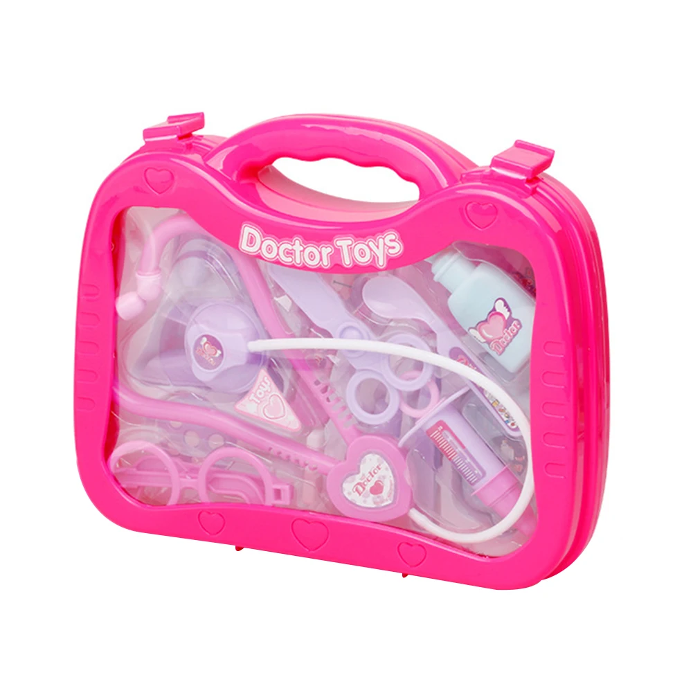 

Kids Gift Portable Educational Games Children With Carry Case Simulation Role Play Doctor Toy Medicine Box Family Interactive