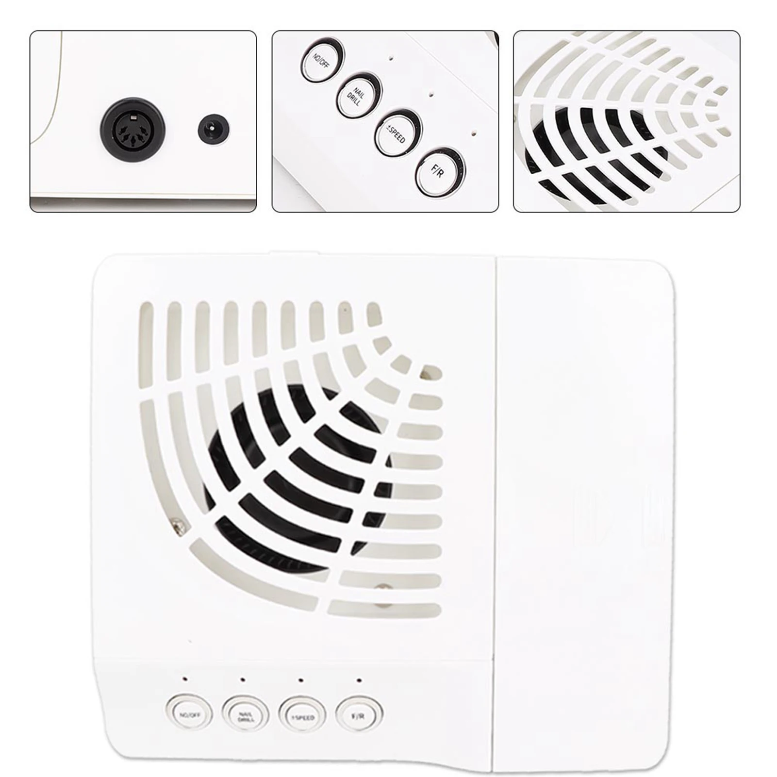 2 в 1 60 Вт 35000 об/мин электрический Фрезер для ногтей сверлильный станок защищает