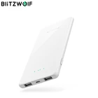 Внешний аккумулятор BlitzWolf BW-P7, 5000 мАч, тонкий USB-аккумулятор для iPhone 11 Pro X XS Max 8 Plus, Samsung S9S9 + S8 Note 9, белый