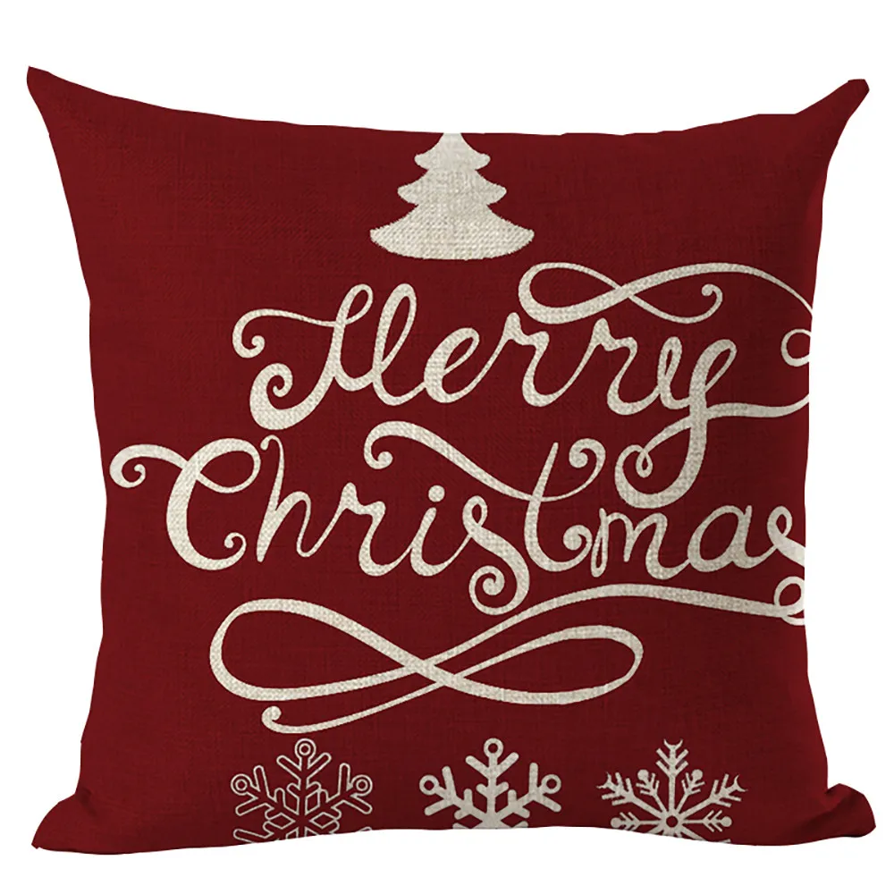 Merry Christmas наволочки для подушек, льняная наволочка для дивана, домашний декор, современная мода, наволочка для подушки, декоративная кровать, Прямая поставка/C