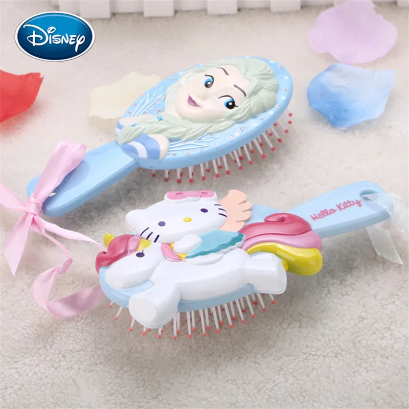 Disney мультфильм гребень 3D принцессы массаж на воздушной подушке для девочек