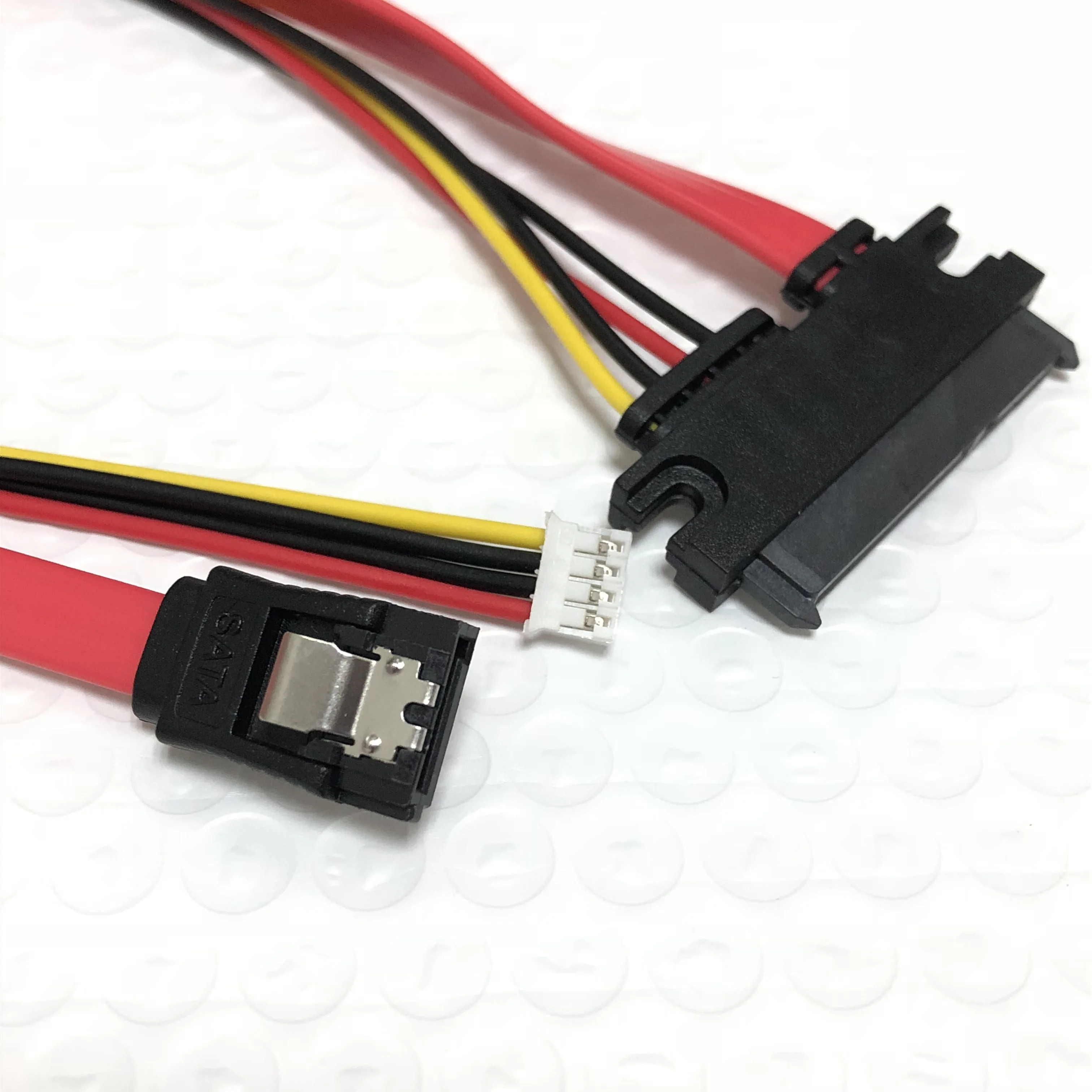 Кабель питания SATA для жесткого диска Mini Small 4Pin PH2.0 + L Type 90 градусов с шрапнелью на