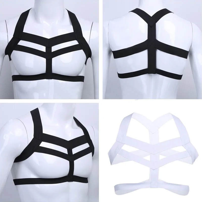 

Gay Men Underwear Jockstrap Mens Thongs And G Strings Sexy Men Faux Leather Lingerie Body Chest Harness Belt Straps