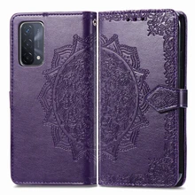 Wallet Case For Oppo A74 5G Case Bumper Floral Filp Leather Cover For Oppo A74 5G Case For Oppo A74 A 74 5G Cover Book 6.5 inch