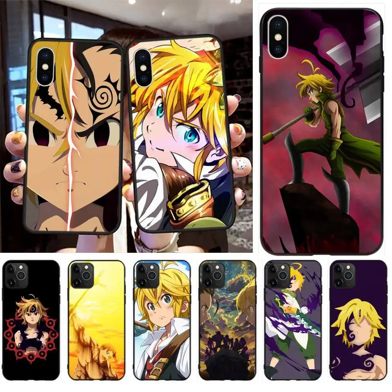 

CUTEWANAN Meliodas Seven Deadly Sins Anime Phone Cover Capa for iPhone 11 pro XS MAX 8 7 6 6S Plus X 5S SE 2020 XR case