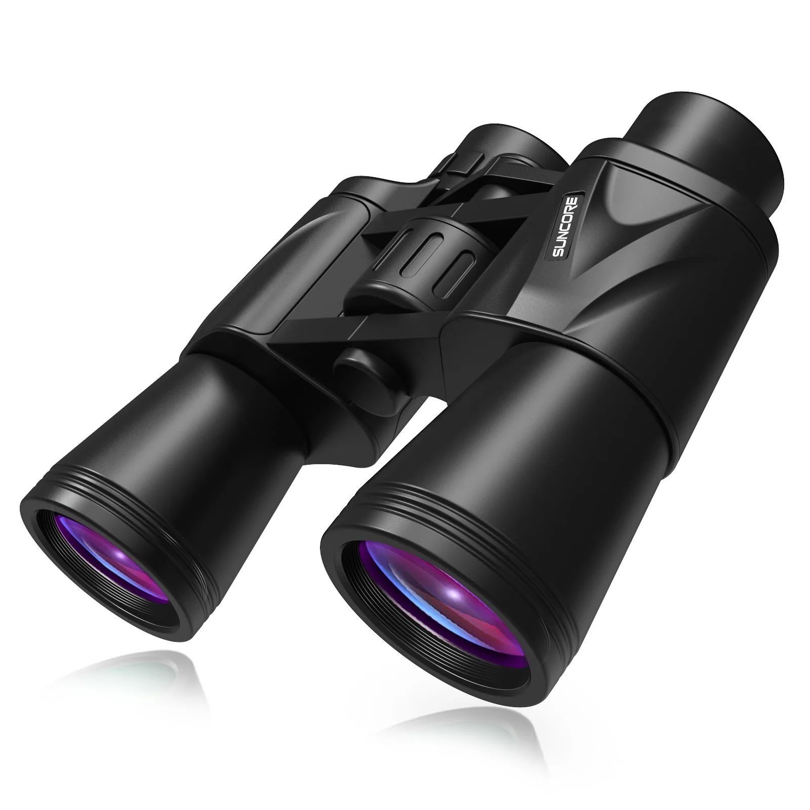 

SUNCORE 20x50 Binoculars with Metal Body and Large Eyepieces BAK7 Prisms FMC Multilayer Coating Metal Telescope Shell 50mm