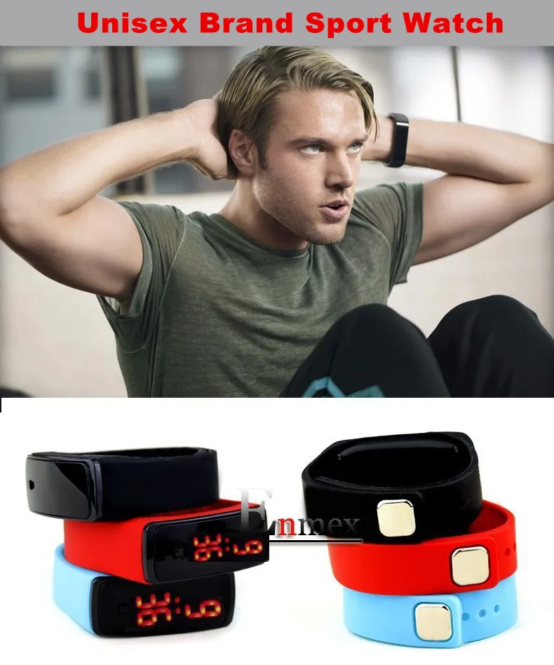 Детские электронные часы горячая распродажа модные светодиодные наручные для