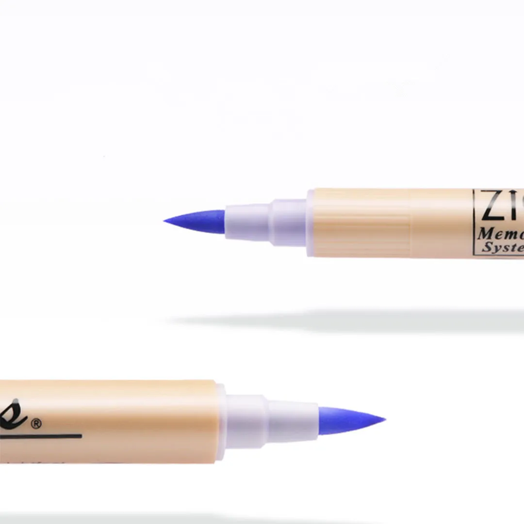 4 шт. набор водонепроницаемых двусторонних кистей для рисования|zig kuretake|kuretake zigzig