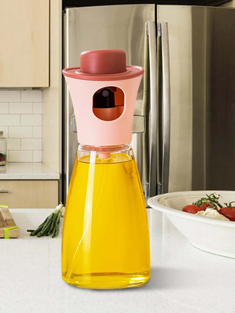 

180mL Oil Spray Bottle Cooking Baking Vinegar Mist Sprayer Barbecue Spray Bottle For Kitchen Cooking BBQ Grilling Roasting Tool