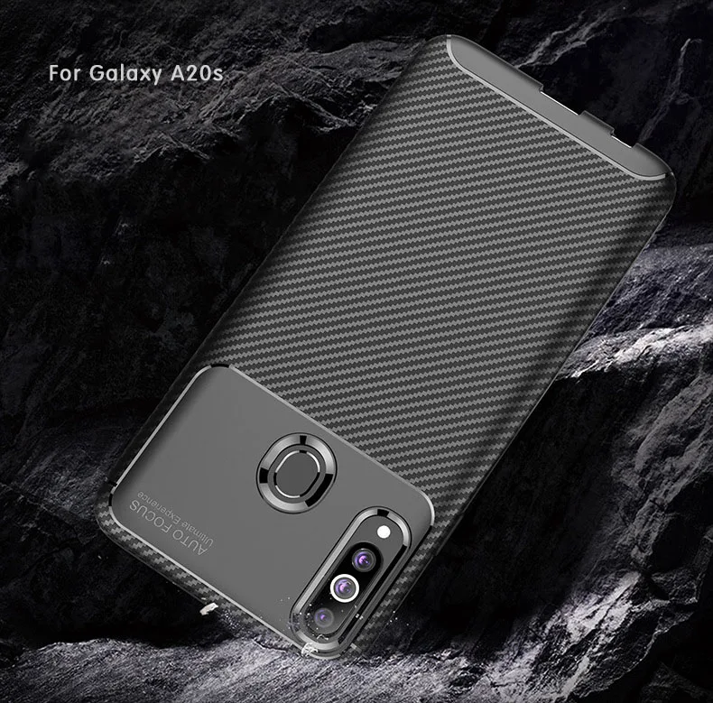 Силиконовый матовый Мягкий чехол из ТПУ для Samsung A20s тонкий Galaxy бампер A10s чехлы