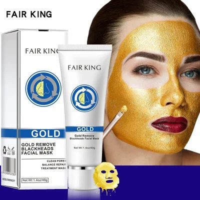 

FAIR KING golden yellow mask GOLD REMOVE BLACKHEADS FACIAL Mask