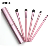 kimuse 5pcsset travel portable mini eye makeup brushes eyeshadow eyeliner eyebrow brush lip make up brushes kit