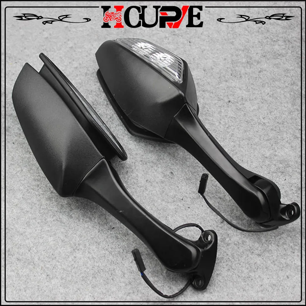 For Kawasaki ZX 10R Motorcycle Mirror LED Light Signals Moto Rear View Mirrors for Kawasaki Ninja ZX10R ZX-10R Rearview - buy at the price $79.98 in aliexpress.com | imall.com