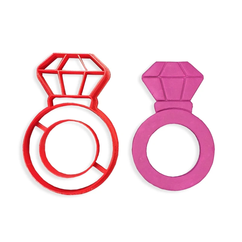 

Fondant Wedding Cake Cupcake Decorating Diamond Ring Cookie Cutter