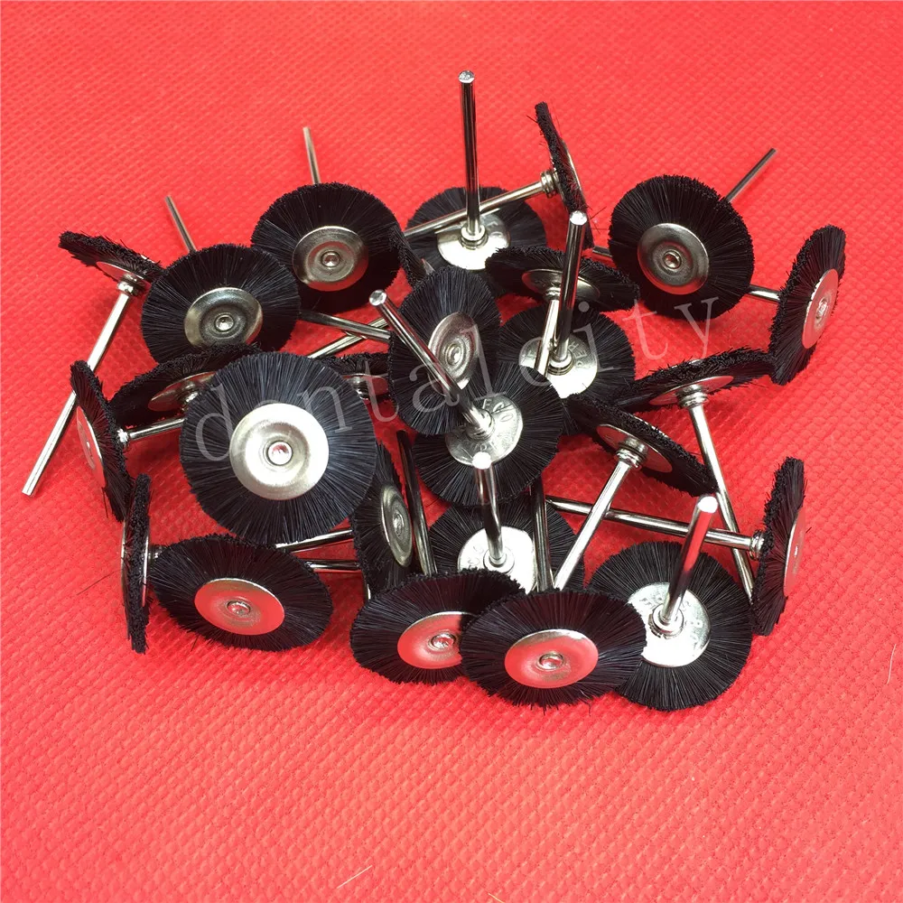 30 шт. зубные полировальные диски щетки 3 мм мягкие белые козья шерсть полировка