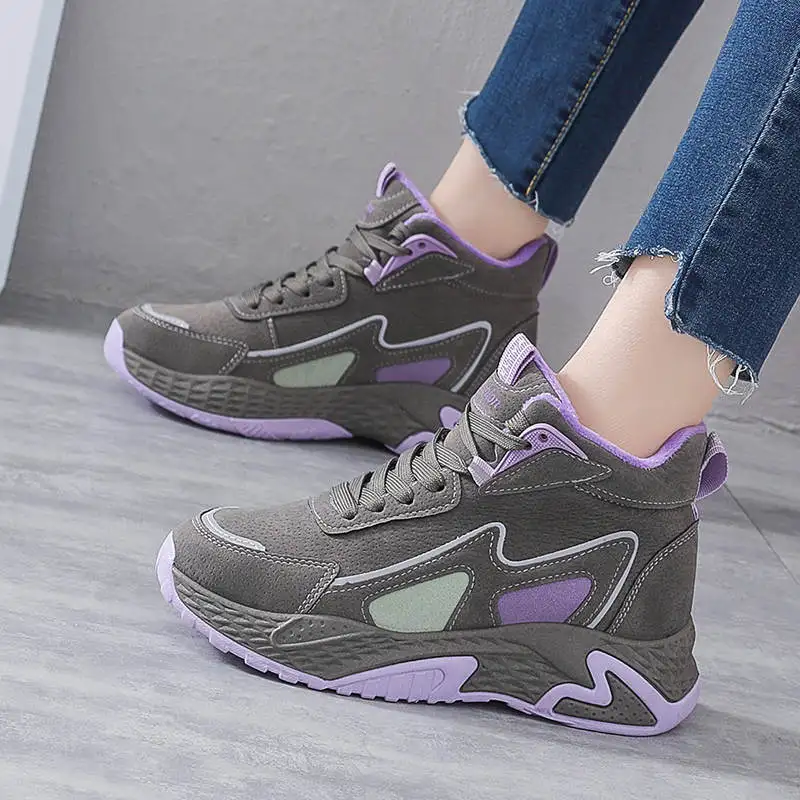 

Womens Running Sneakers Special Yellow Sports Shoes High Platform Woman Sneakers Without Laces Fitness Women Shoes Tennis 748D