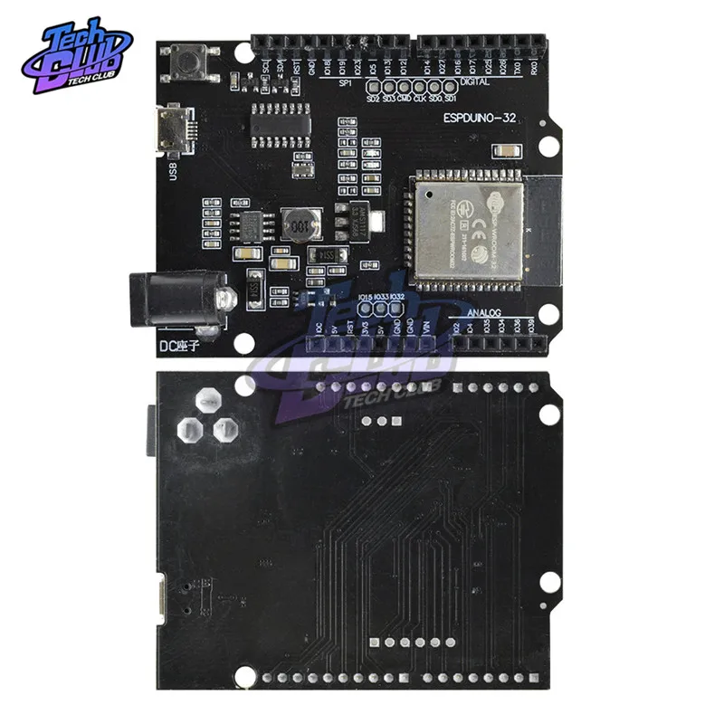 Модуль платы CH340 CH340G 5 12 В постоянного тока для Wemos D1 ESP32 ESP 32 WiFi Bluetooth 4 Мб Flash UNO R32