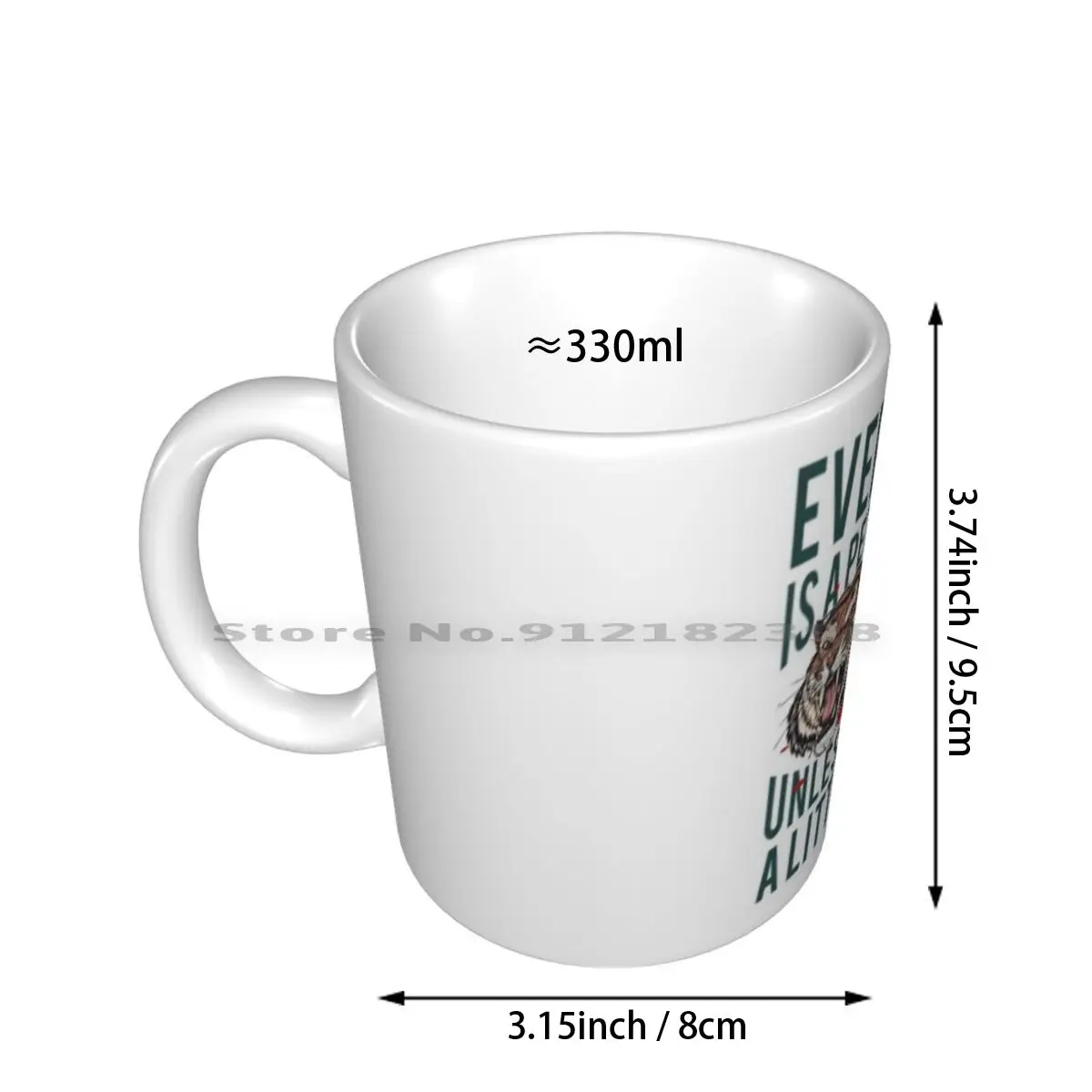 Every Zoo Is A Petting Unless You're Little Ceramic Mugs Coffee Cups Milk Tea Mug Pet Tiger | Дом и сад