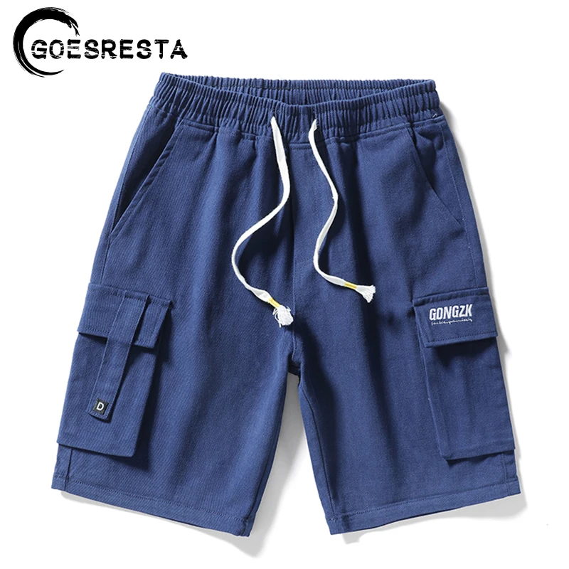 

Cotton Shorts Men 2021 Summer Brand Fashion Streetwear Korean Men Pants Hip Hop Harajuku Large Size Clothing M-8XL Men's Shorts