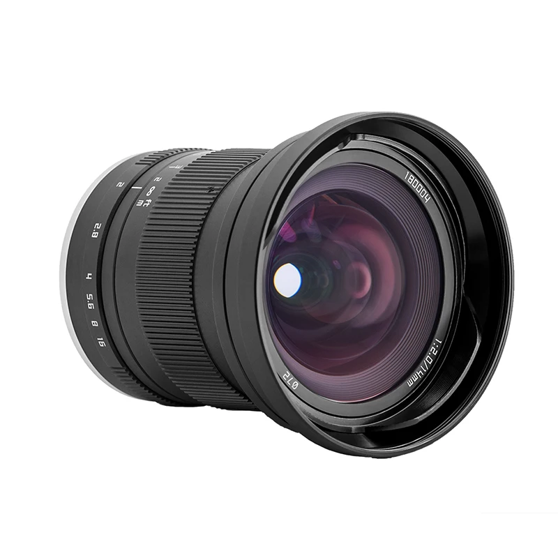Zonlai 14mm F2 Ultra Wide Angle Manual Focus Prime Lens for Fujifilm X Sony E-mount Canon EF-M EOS-M Camera A7 A6400 X-T30 X-T4 - купить