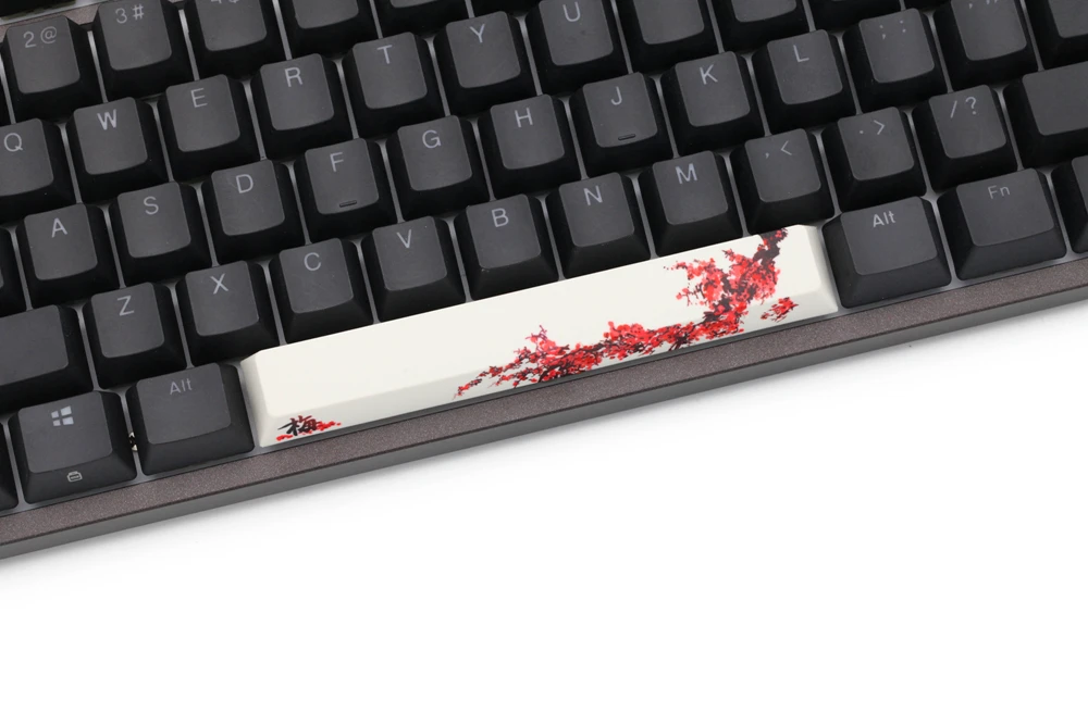 Mstone новинка повторяющаяся краска sub Keycap кружевная панель механическая клавиатура 6 25u слива Орхидея