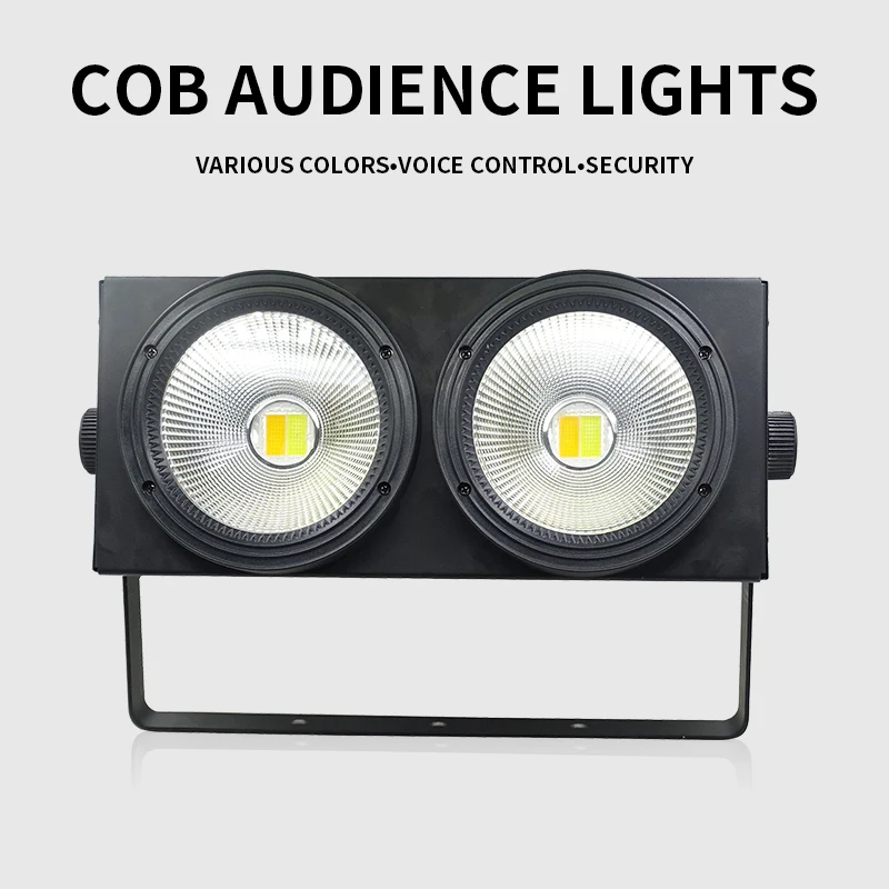 Светодиодный светильник с 2 глазами COB холодный белый/теплый белый свет в 1