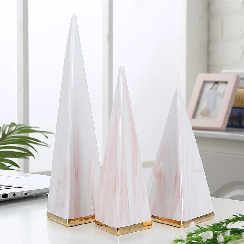 Пирамида керамические украшения простой домашний Декор современный